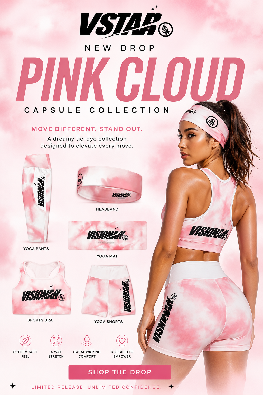 V-STAR Pink Cloud Capsule